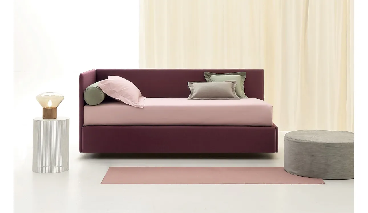 Daybed Golf 719 in tessuto trasformabile con meccanica a pettine di Oggioni