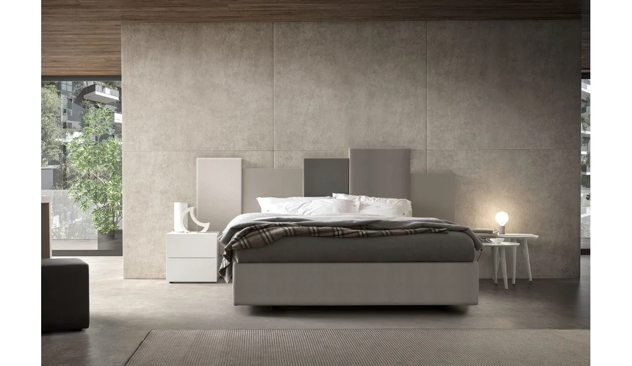 Letto Sommier con testiera Boiserie di Morassutti