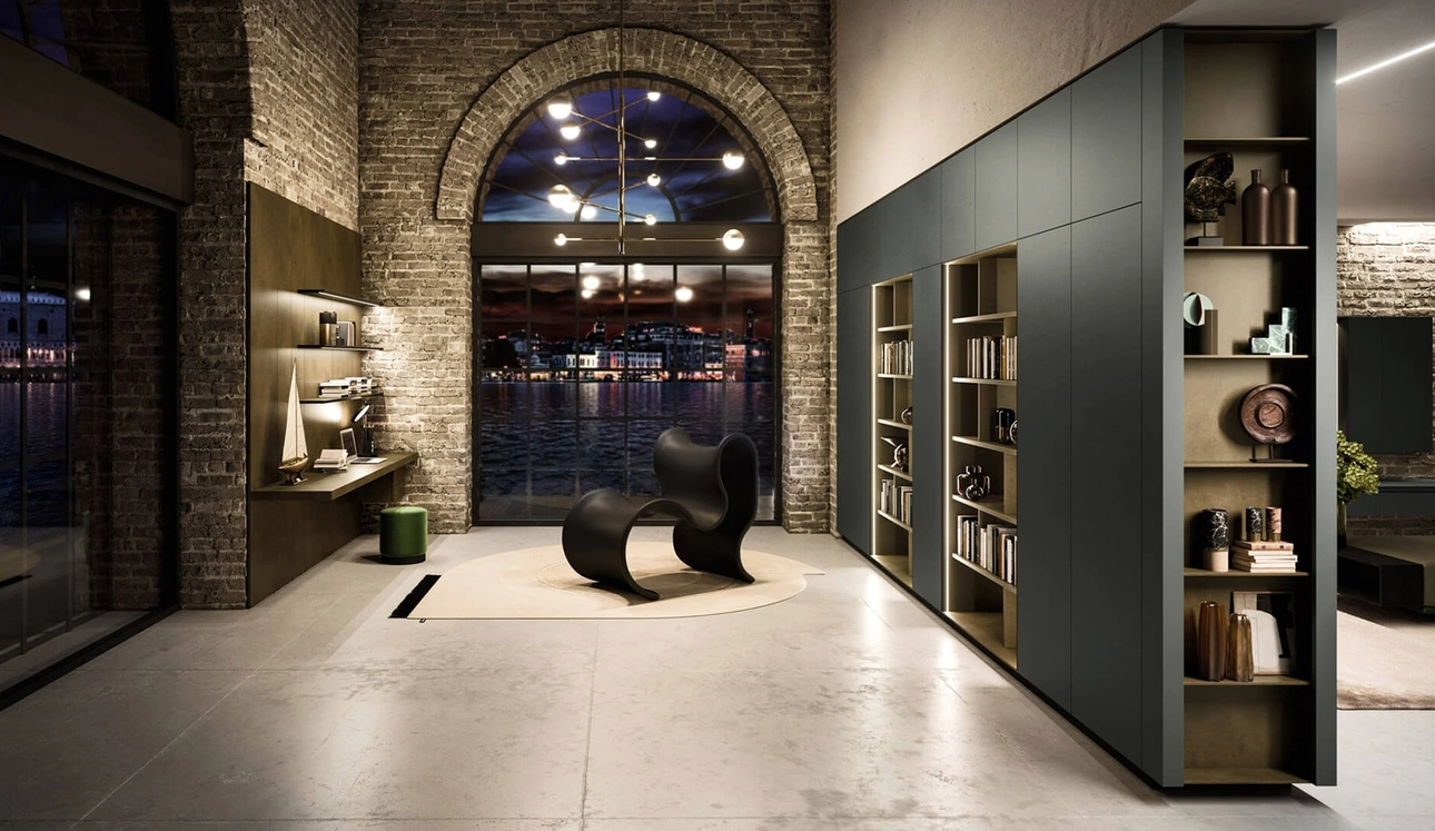 Libreria Vertical Legno di Arrital
