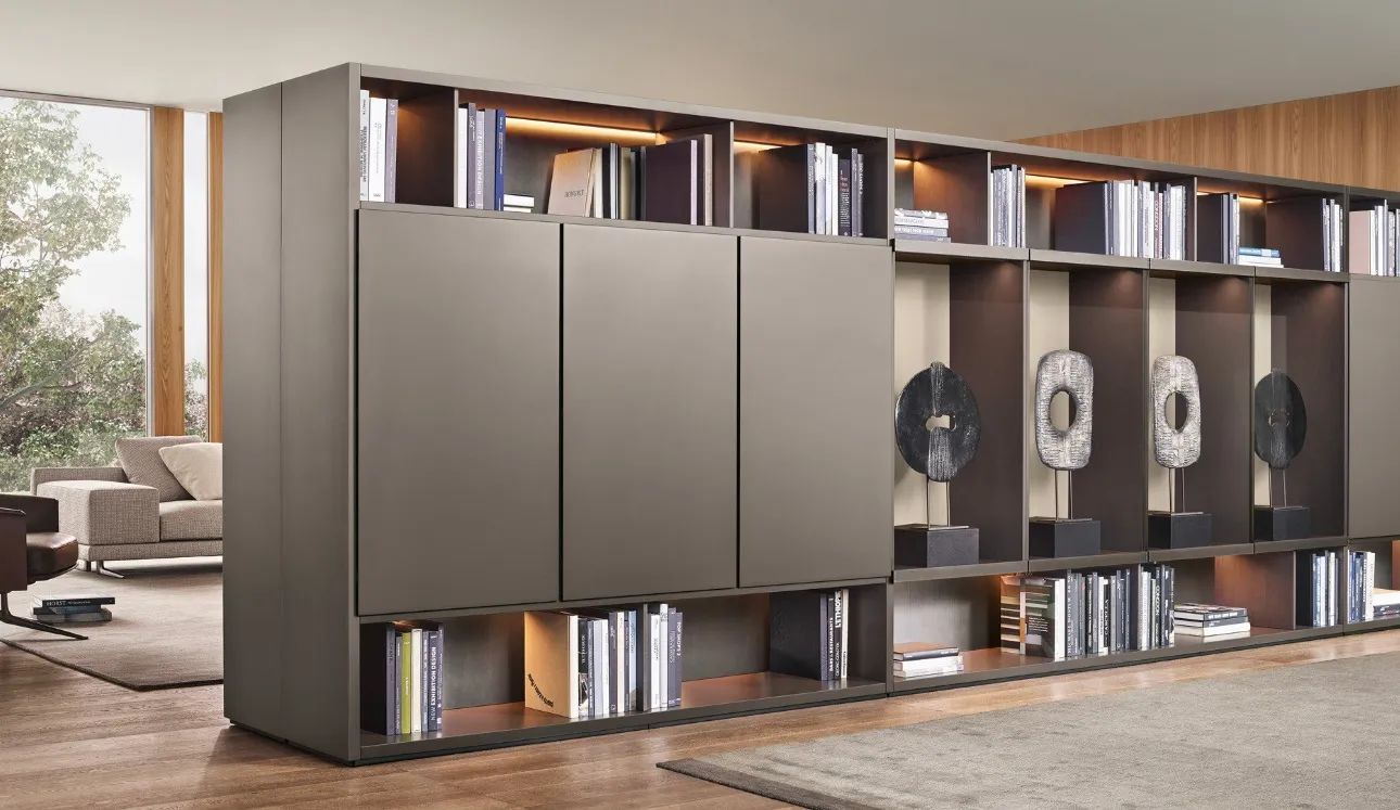 Libreria Wall System Visone di Poliform