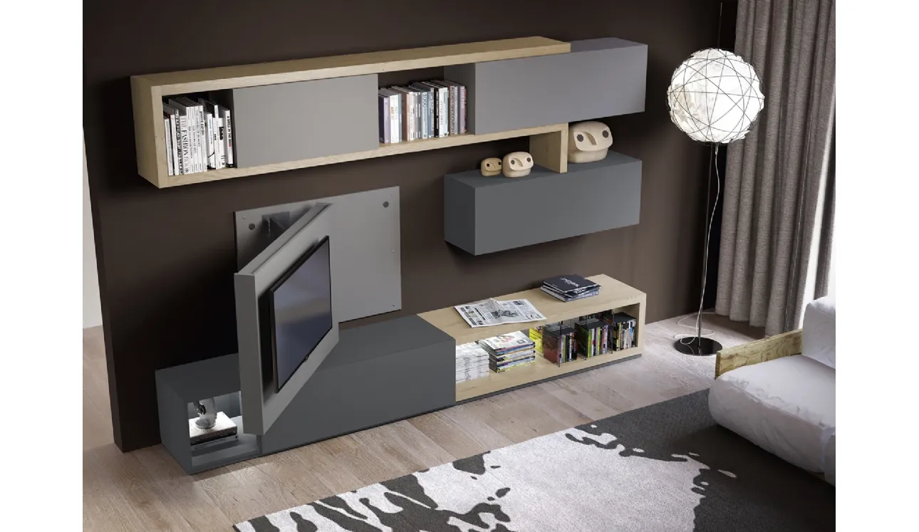 Mobile Porta Tv Girevole X2 di Astor Mobili