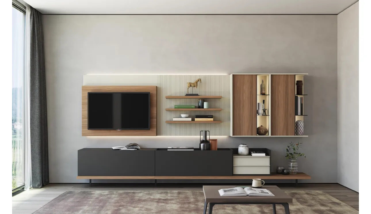 Mobile Porta Tv in legno X2 di Astor Mobili