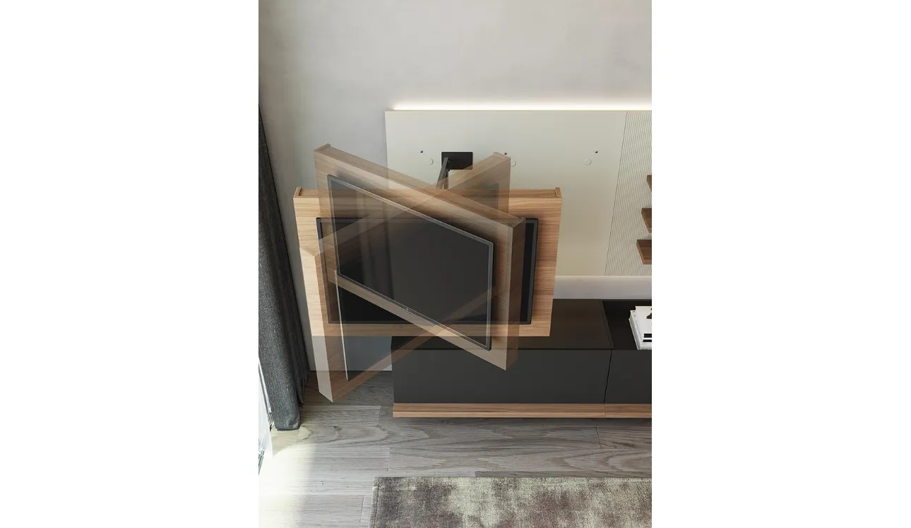 Mobile Porta Tv X2 dalle linee essenziali e moderne di Astor Mobili