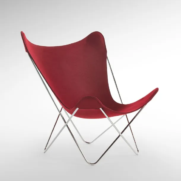 Poltroncina in tessuto Butterfly Chair Anniversary Edition di Knoll