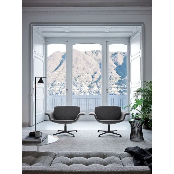 Poltroncina in tessuto KN Collection by Knoll KN01 di Knoll