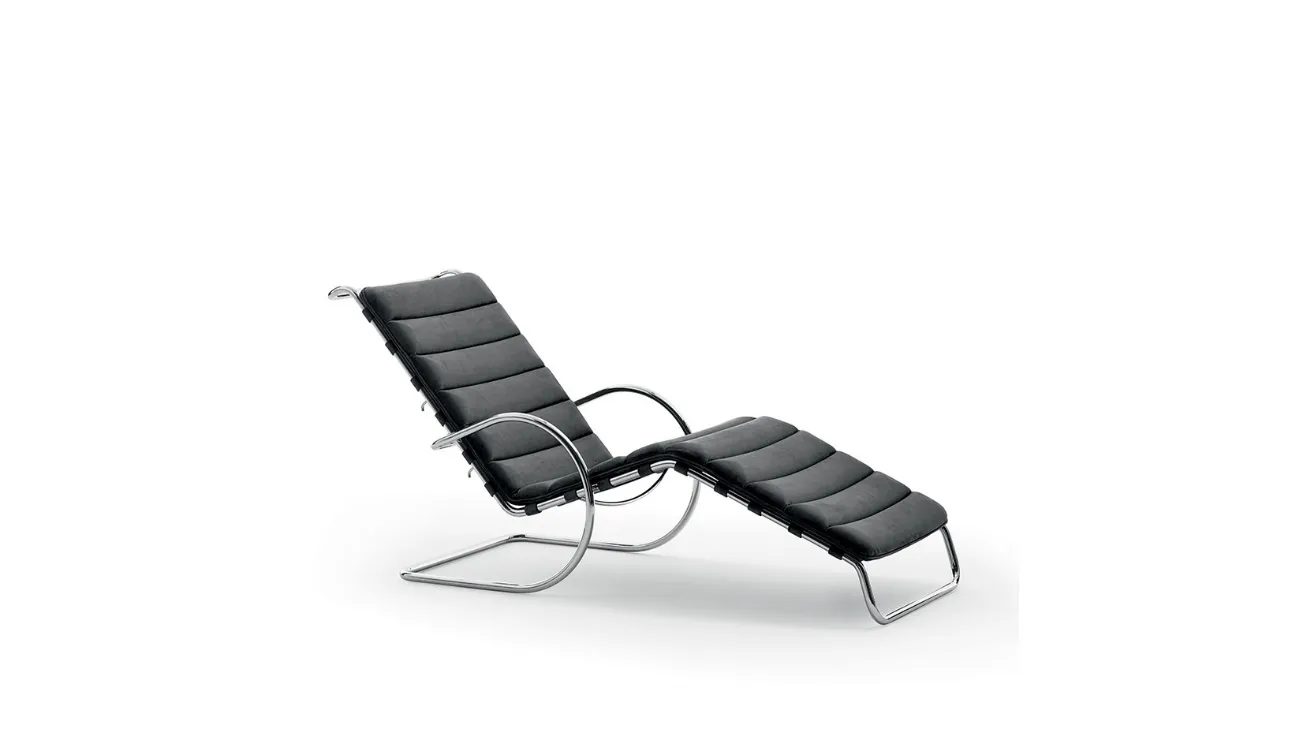 Poltroncina Chaise Longue di design MR Bauhaus 100th Anniversary Edition di Knoll