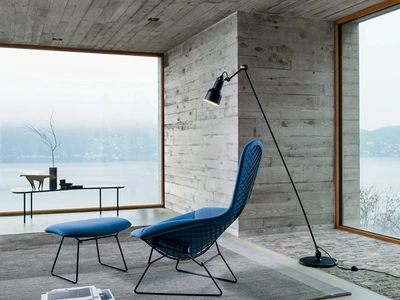 Poltrona Bertoia High Back Chair di Knoll