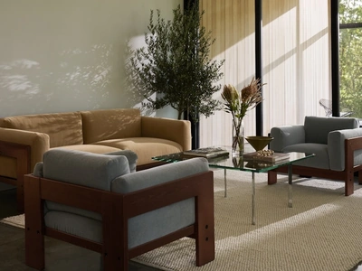 Poltrona imbottita Bastiano Lounge Chair di Knoll