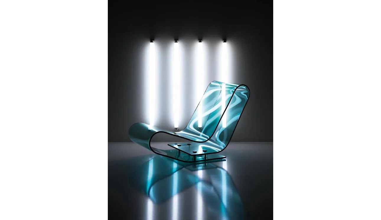 Poltrona di design in plexiglas LCP di Kartell