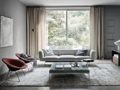 Divano in tessuto Avio Sofa System di Knoll