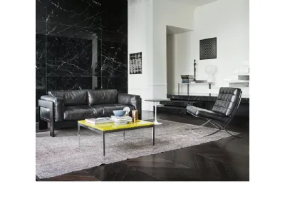 Divano lineare in pelle Bastiano Sofa Collection di Knoll