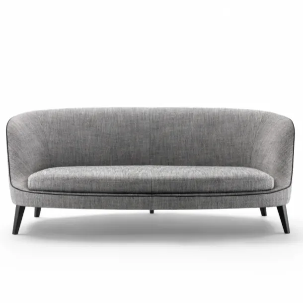 Divano lineare in tessuto Dragonfly 20 di Flexform