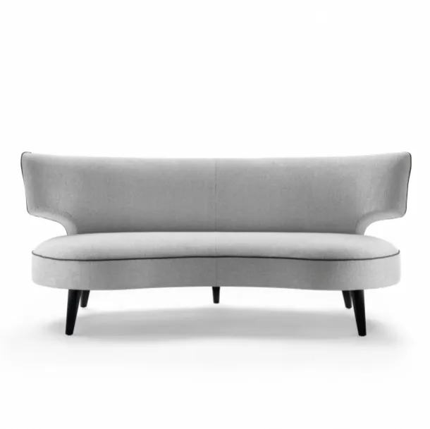 Divano lineare a due posti in tessuto Drop 20 di Flexform