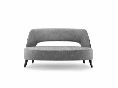 Divano lineare in tessuto Ermione 20 di Flexform