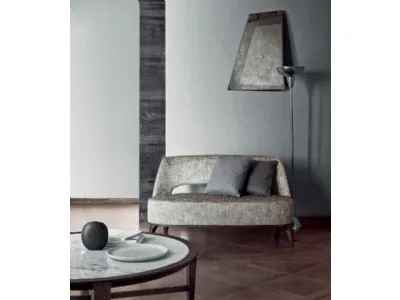 Divano lineare in tessuto dalle dimensioni contenute Ermione di Flexform