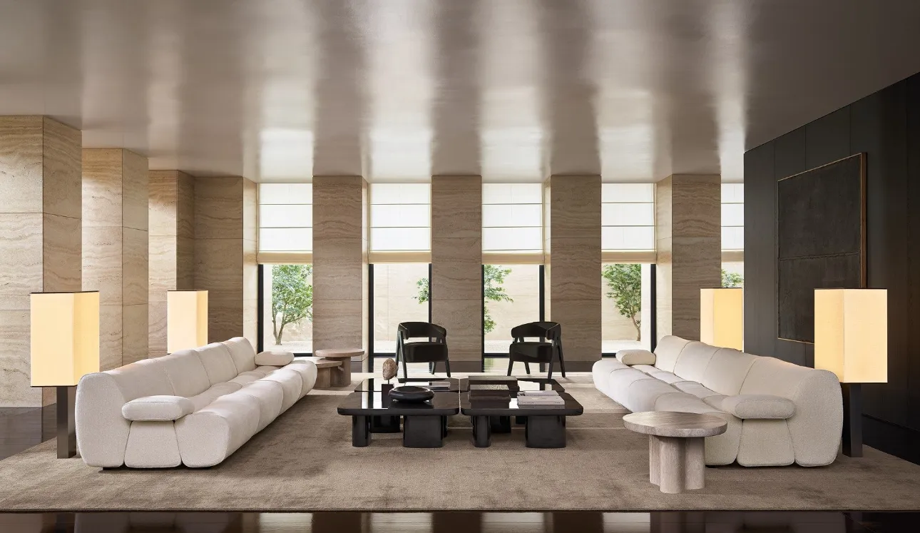 Divano lineare Ernest di Poliform