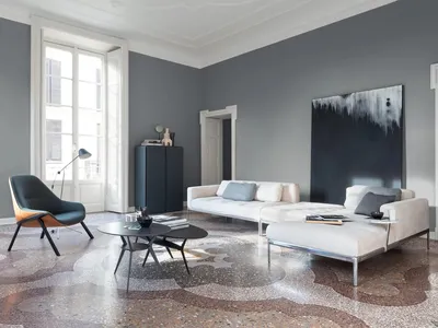 Salotto Kobi con penisola di Alias