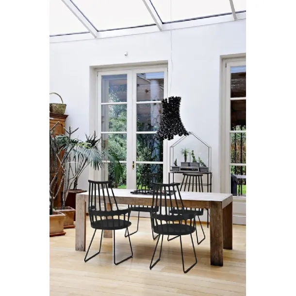 Sedia Comback Slitta di Kartell
