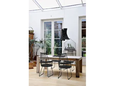 Sedia Comback Slitta di Kartell