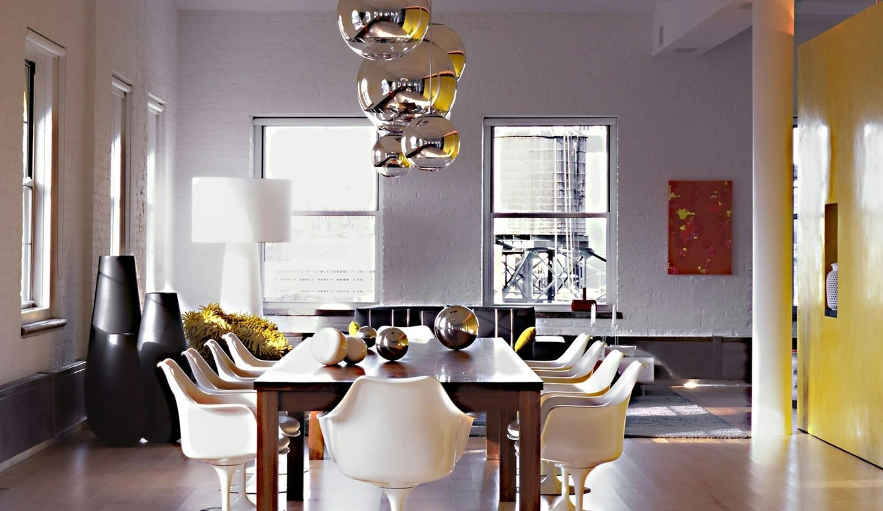 Sedia Tulip Chair in fibra di vetro di Knoll