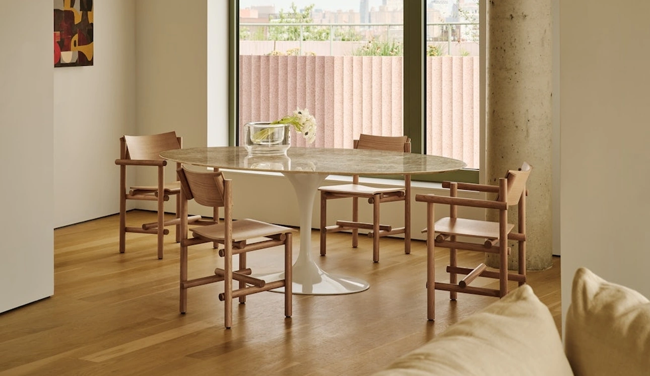 Sedia in legno Muecke Chair di Knoll