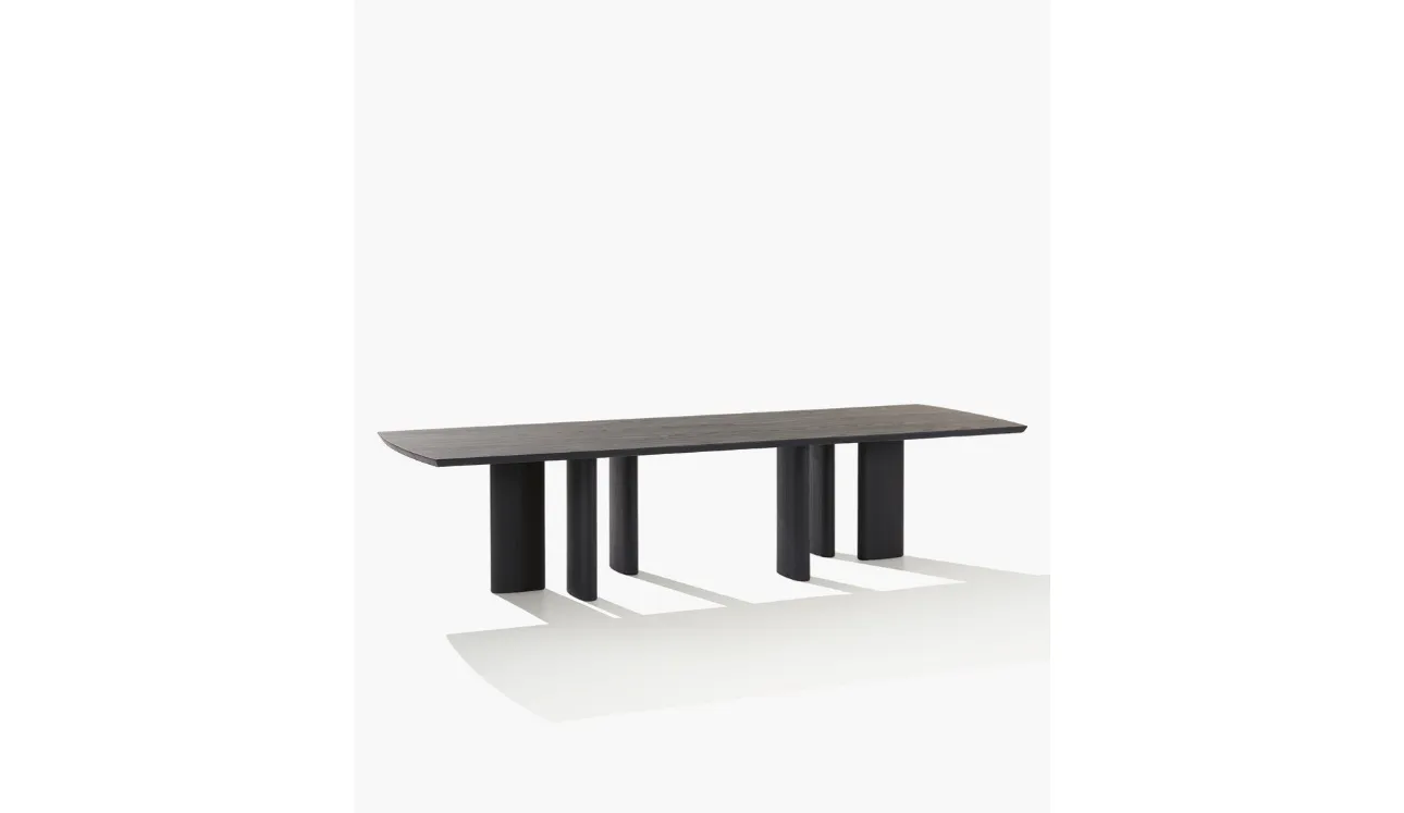 Tavolo Adrien in Olmo Nero di Poliform