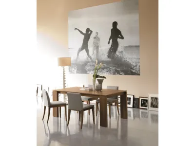 Tavolo moderno allungabile in legno Kevin di Porada