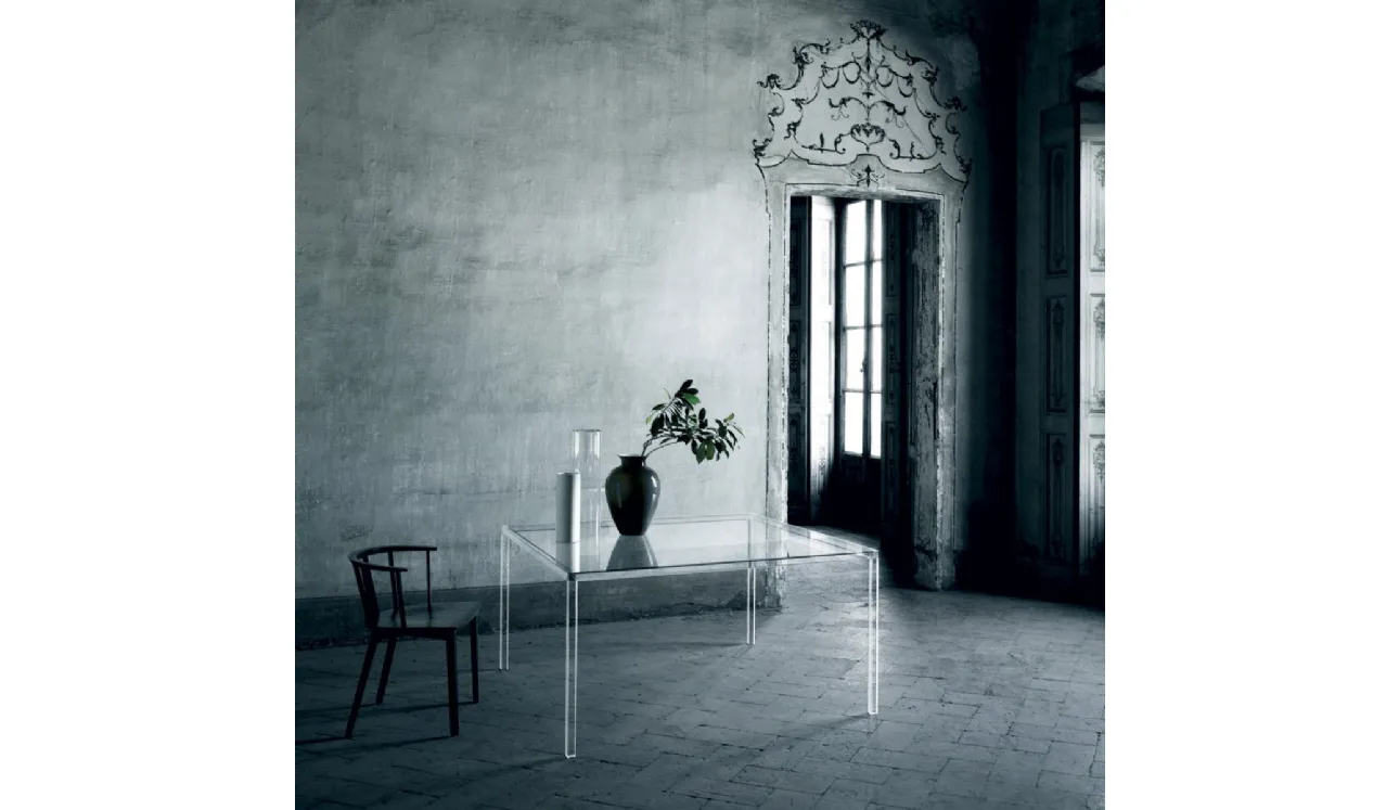 Tavolo Luminous Quadrato di Glas Italia