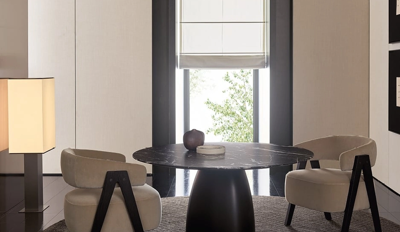 Tavolo rotondo Monolith di Poliform