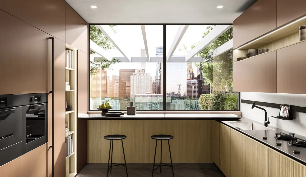 Cucina Design angolare Ak Project 02 di Arrital
