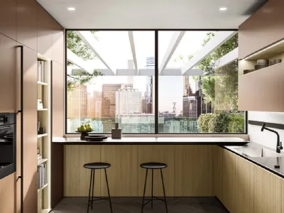 Cucina Design angolare Ak Project 02 di Arrital