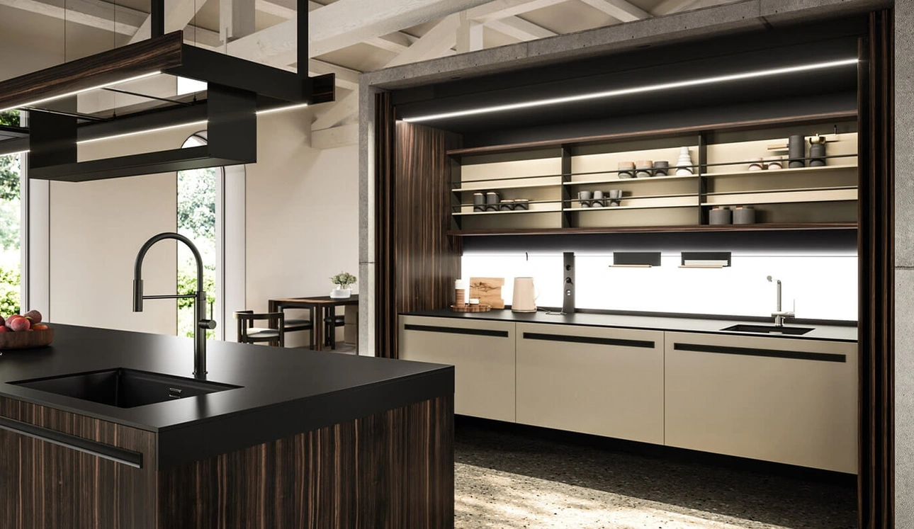 Cucina Design con isola Ak Project 03 di Arrital
