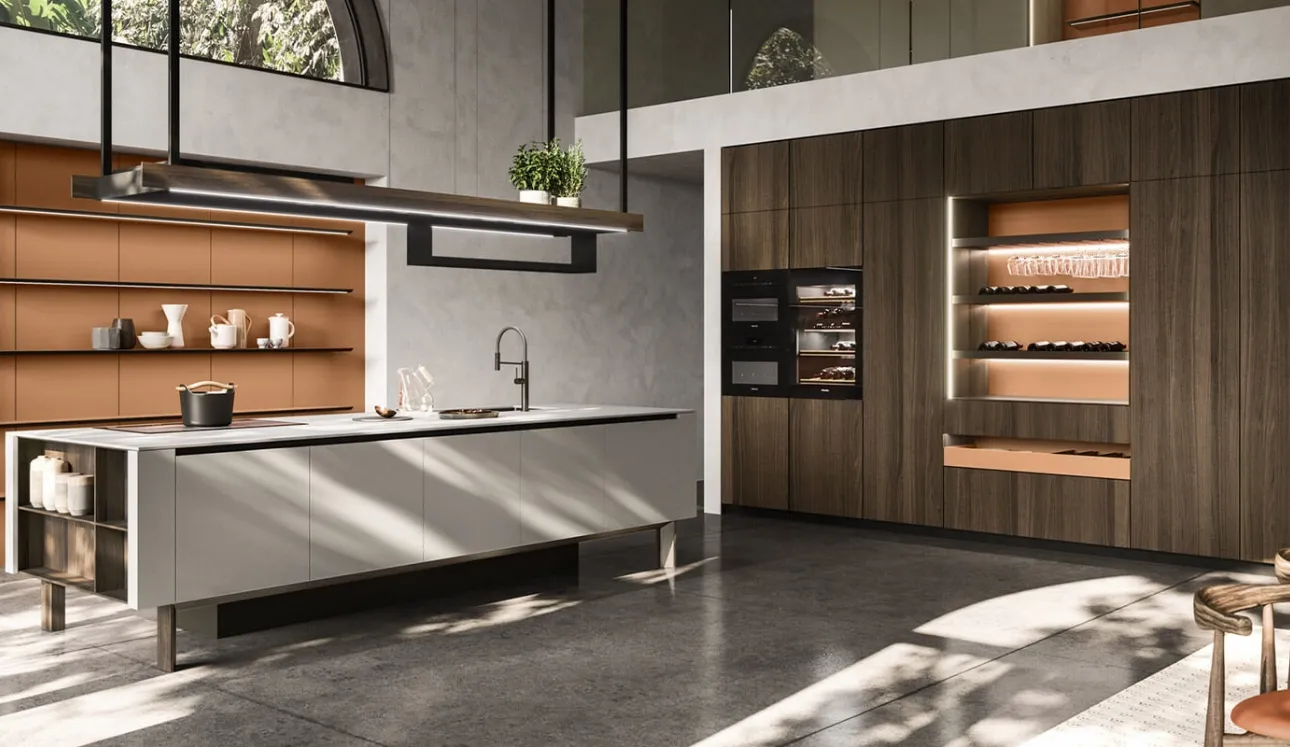 Cucina Design con isola Ak Project 04 di Arrital