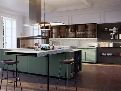 Cucina Design con isola Ak Project 11 di Arrital