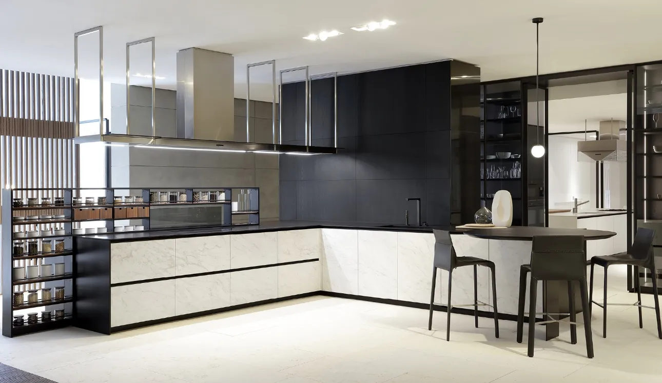 Cucina Design con penisola Alea Pro 04 di Poliform