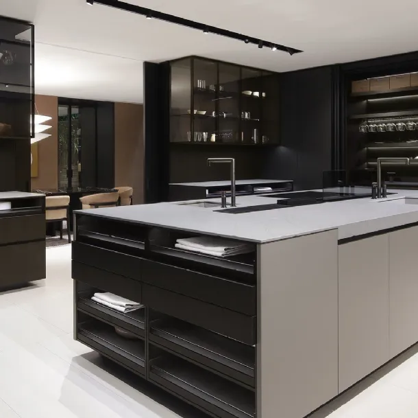 Cucina Design con isola Alea Pro 05 di Poliform