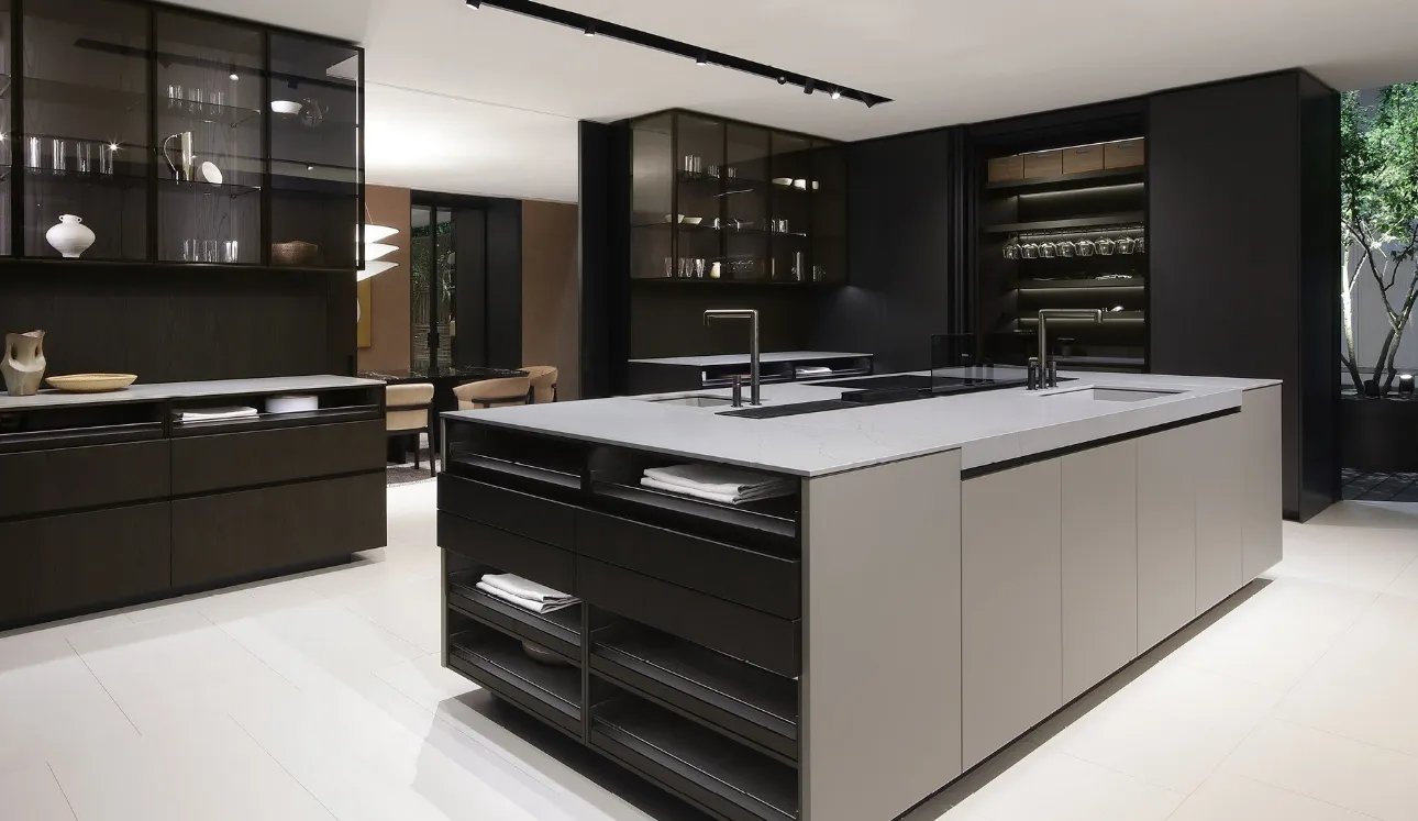 Cucina Design con isola Alea Pro 05 di Poliform