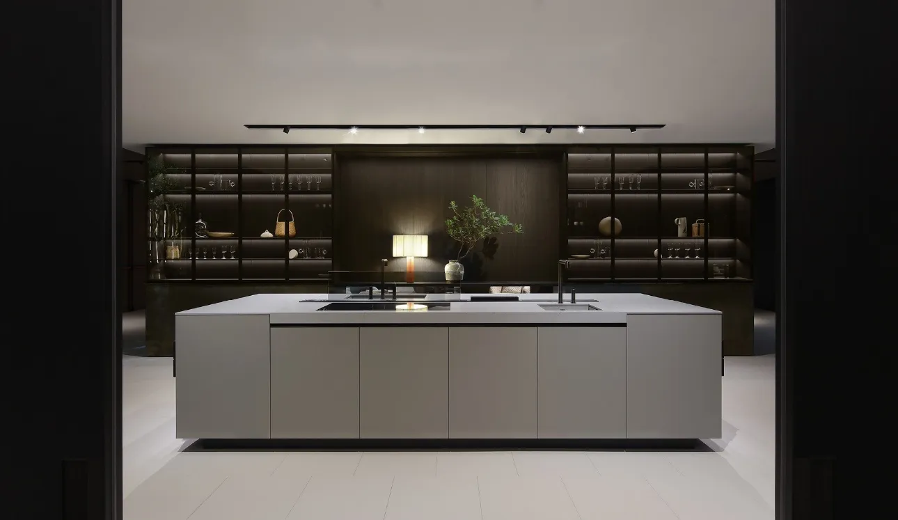 Cucina Design con isola Alea Pro 05 di Poliform