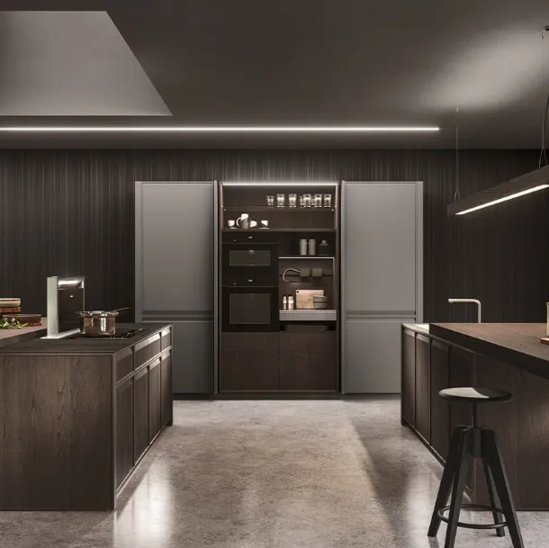 Cucina Design con doppia isola Ak 07 04 di Arrital