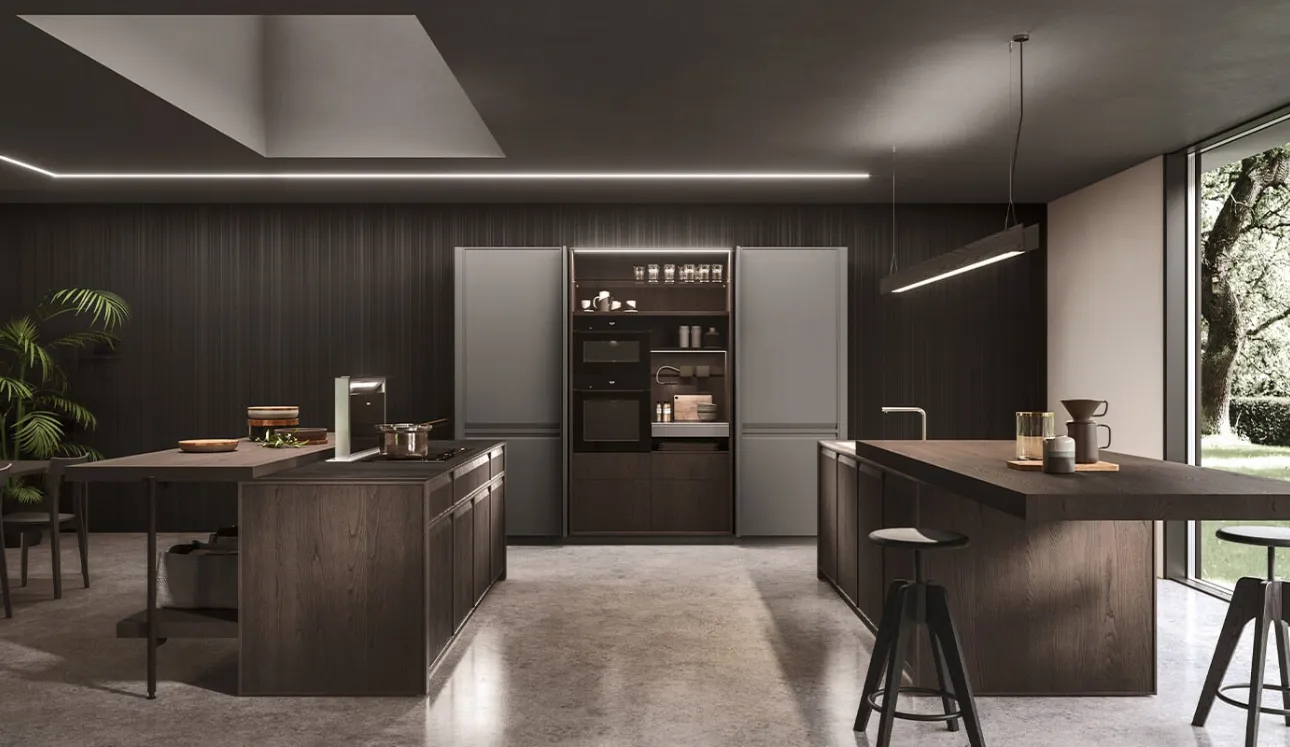 Cucina Design con doppia isola Ak 07 04 di Arrital