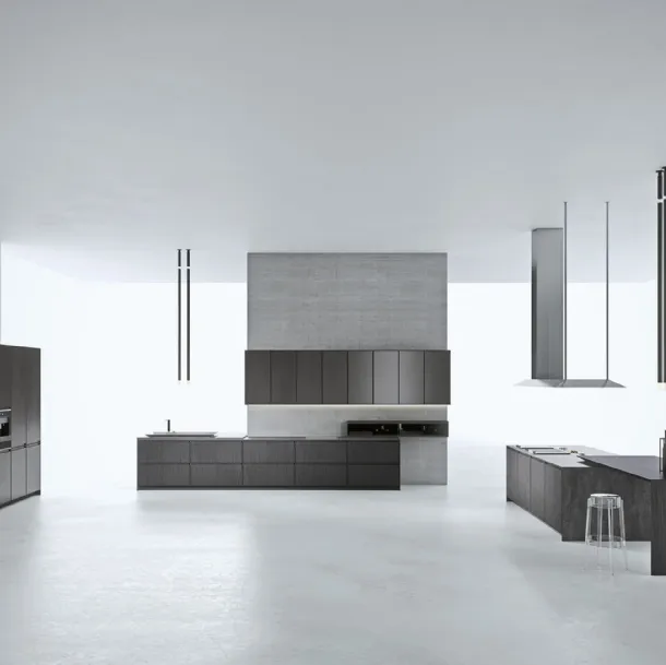 Cucina Design con isola AkB 08 06 di Arrital