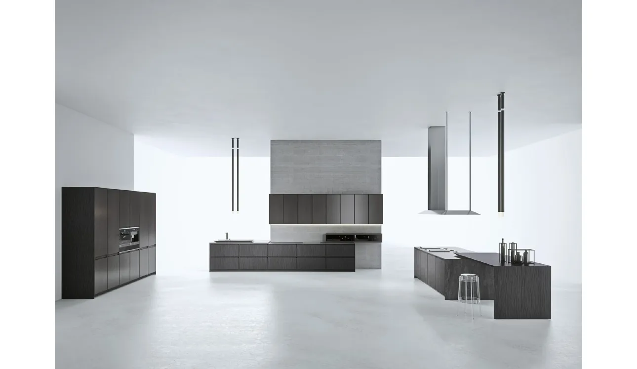 Cucina Design con isola AkB 08 06 di Arrital