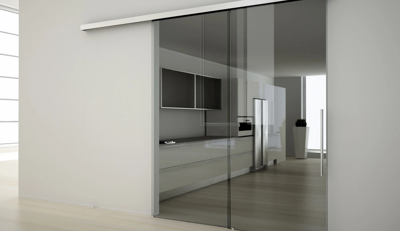 Parete divisoria in cristallo