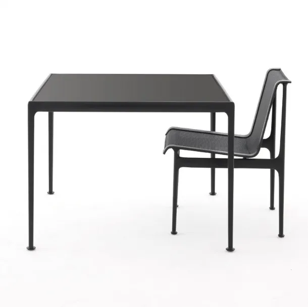 Tavolo e sedia da giardino 1966 Collection In Black di Knoll