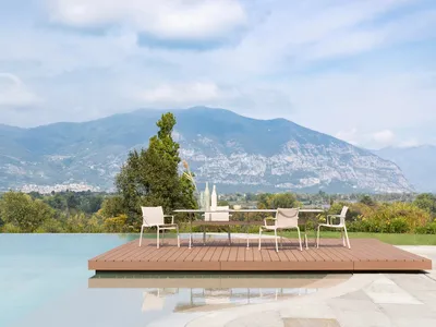 Sedia Frame amrest Outdoor di Alias