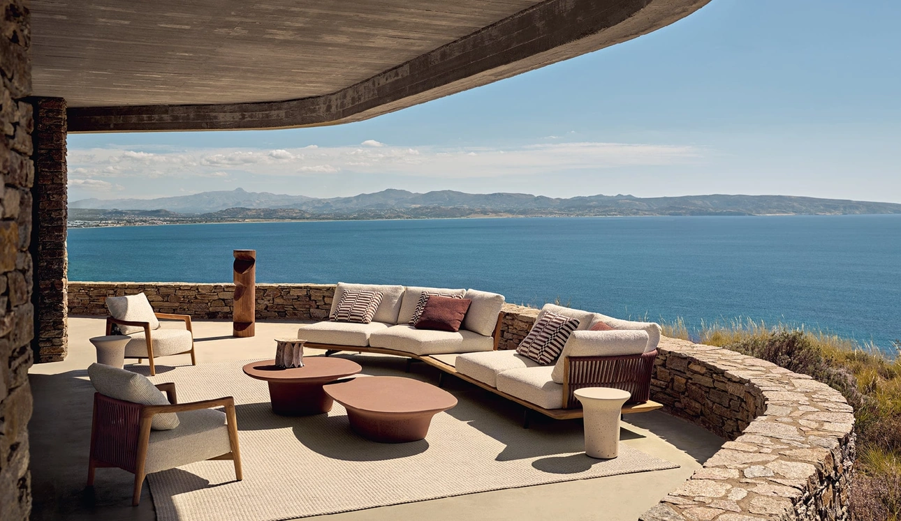 Divano componibile Lagoon di Poliform