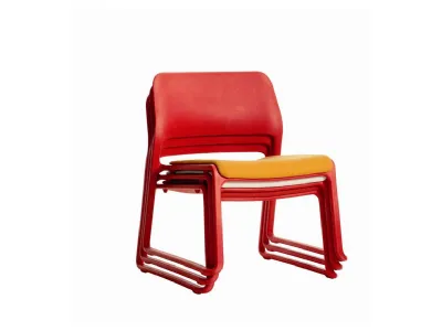 Sedia da giardino impilabile Spark Lounge Chair di Knoll