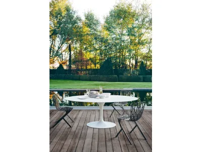 Sedia da giardino Washington Skeleton Side Chair di Knoll