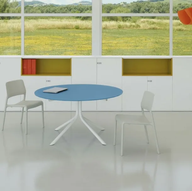 Armadio Archivio in melaminico Bianco Colourfold di Knoll