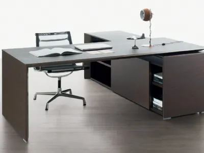 Scrivania Direzionale Corner 1 di Citterio Office